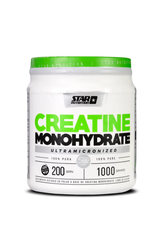 CREATINE MONOHYDRATE STAR NUTRITIO 1KG 200SERVICIOS